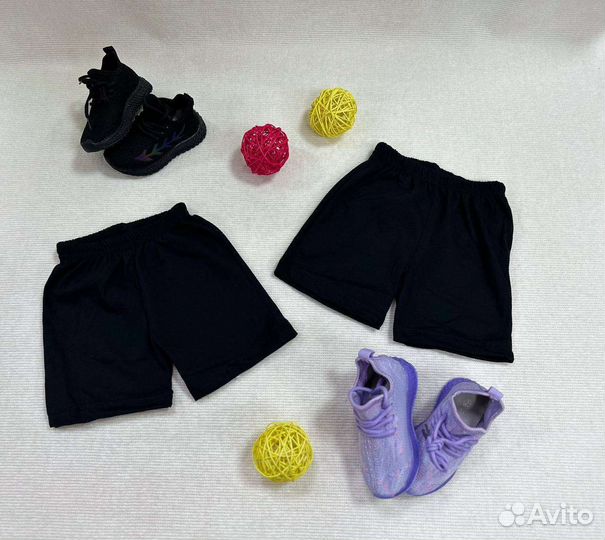 Черные шорты на физкультуру (детский сад)