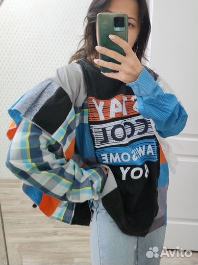 Рубашка пэчворк