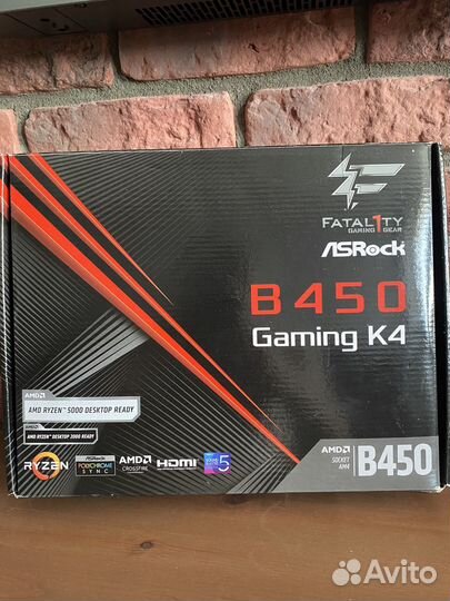 Материнская плата Asrock b450 gaming k4