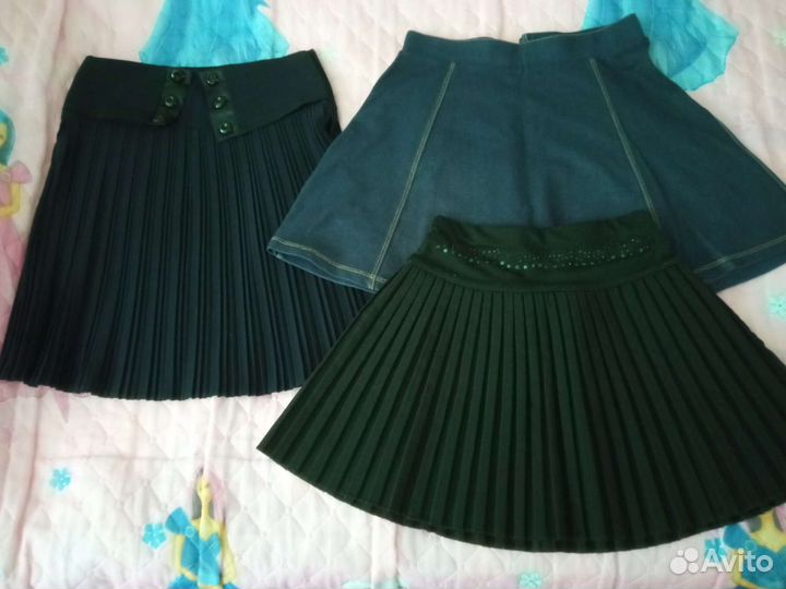 Школьные блузки, юбки 134-140