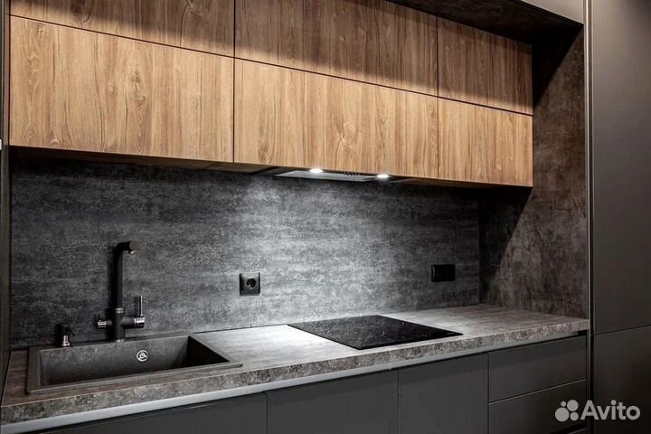 Современная кухня на заказ мдф фасады