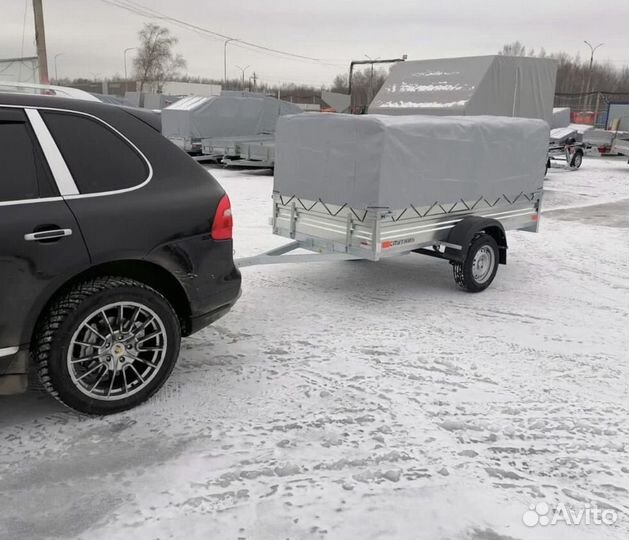 Прицеп бортовой 2,53х1,31м. Тент 1,0м в Ульяновске