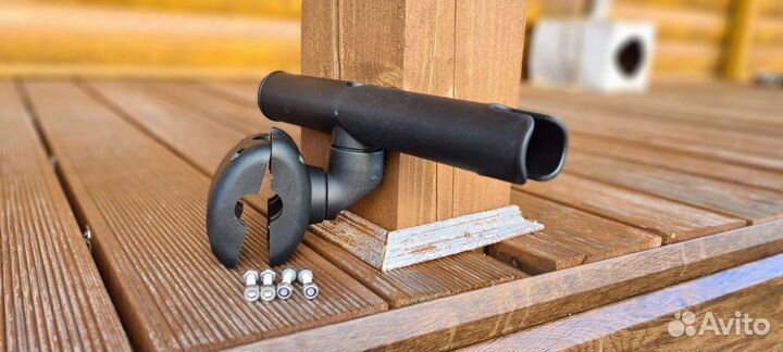 Держатель спиннинга на транец и рейлинг