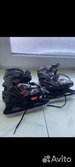 Коньки детские раздвижные