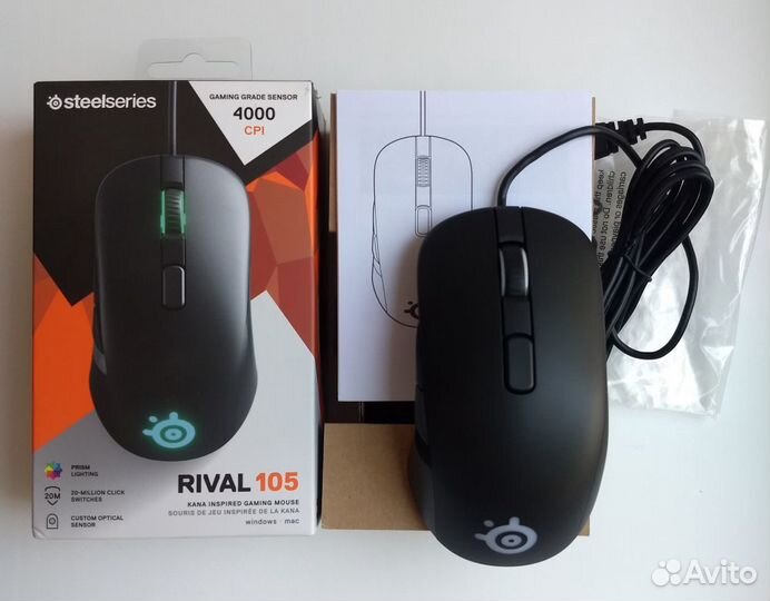 Новая игровая мышка SteelSeries Rival 105
