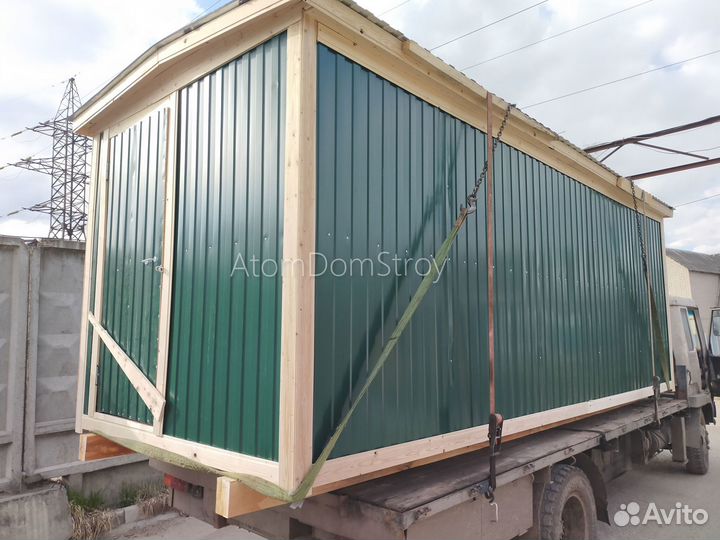 Вагончик с надежной крышей