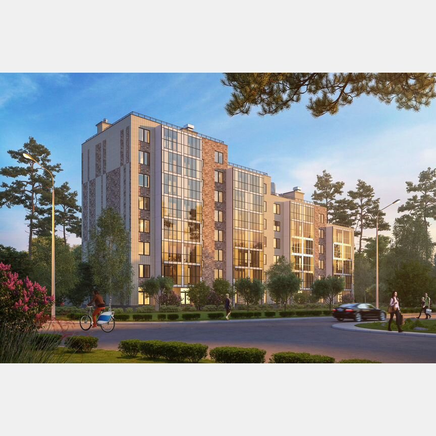 Апартаменты-студия, 26,6 м², 1/8 эт.