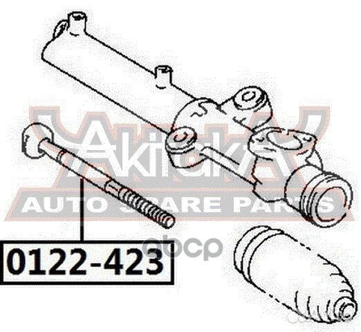 Тяга рулевая 0122-423 asva