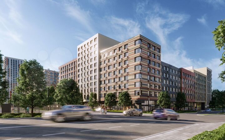 2-к. квартира, 60,9 м², 2/15 эт.