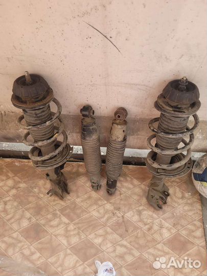 Амортизаторы на hyundai solaris kia rio