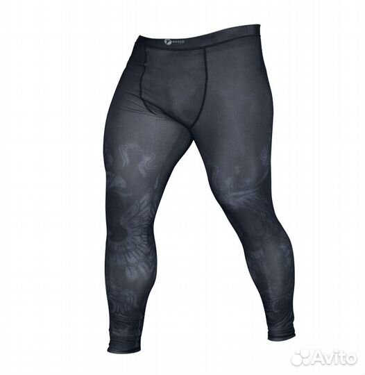 Леггинсы детские Rusсo Sport Black Herb (10 лет)