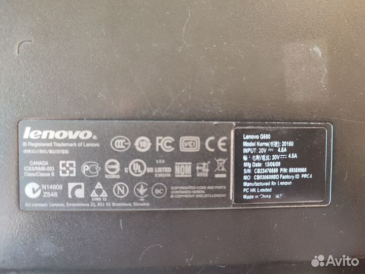 Lenovo g580