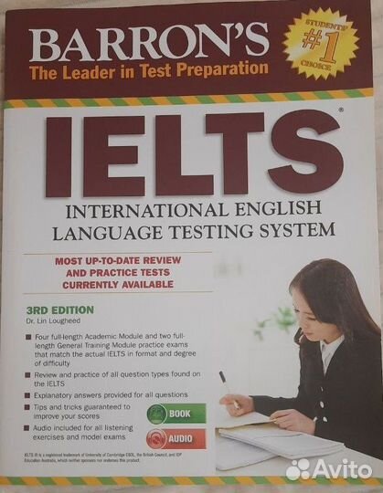 Barron's. Dr. Lin Lougheed, ielts, 3rd ed. + CD