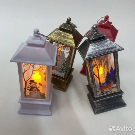 Новогодние ночники фонари оптом 56