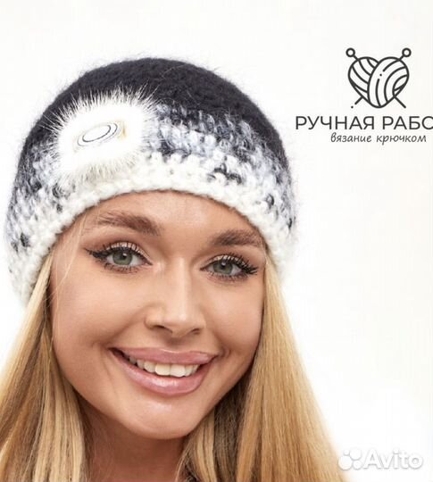 Шапка женская ручная работа