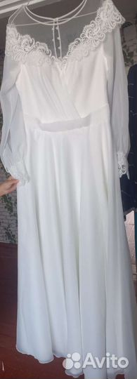 Свадебное платье 46-48 размер на рост 160, новое