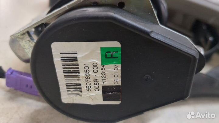 Ремень безопасности Audi A4 (B7), 2007