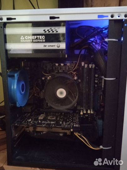 Игровой пк с монитором 24 fullHD