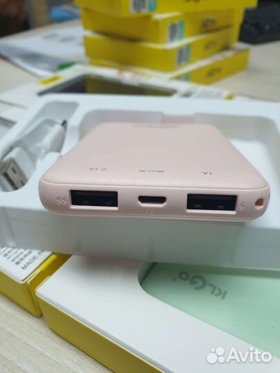 Внешний аккумулятор Power Bank 5000mAh