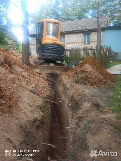 Услуги экскаватора Hyundai 3.5 т. Jsb 6.5 тонн