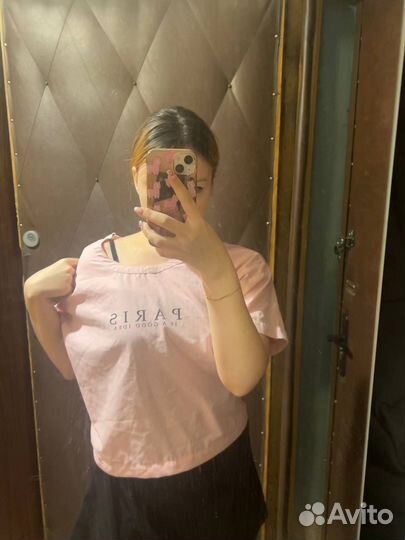 Футболка женская розовая