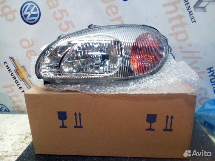 Фара новая Chevrolet Lanos Заз шанс Сенс