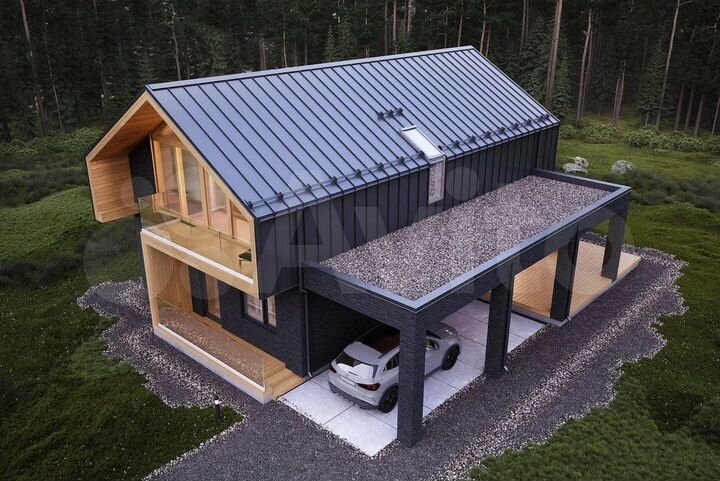 Коттедж 270 м² на участке 14 сот.