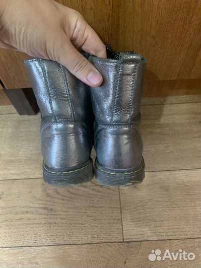 Ботинки для девочки 27 размер кожаные