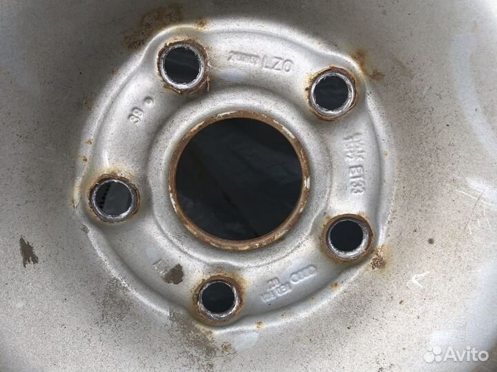 Диски штампованные r15 ауди, оригинальные 4 шт