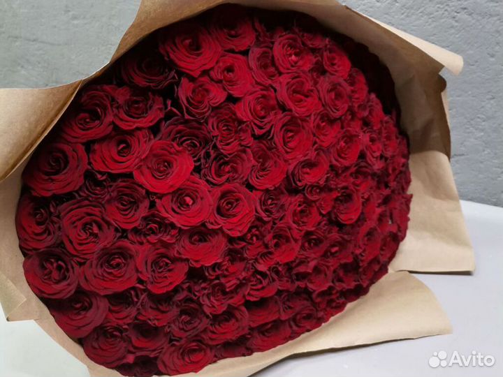 101 роза Букеты 15 25 35 51 101 201 Роза Доставка