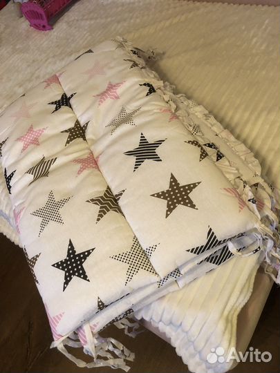 Бортики в детскую кроватку