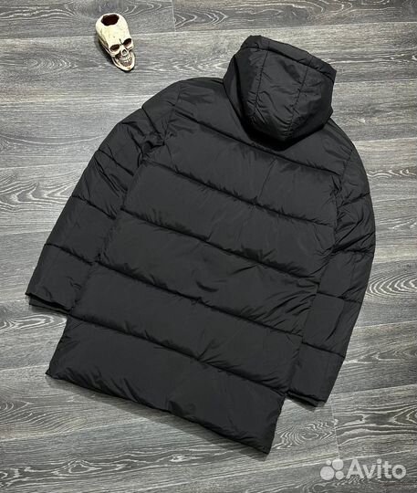 Парка пуховик Moncler удлиненная