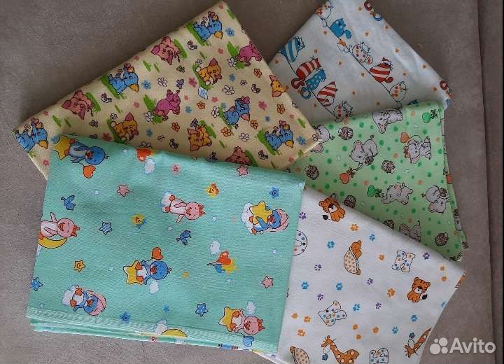 Пеленки детские новые(тёплые и тонкие)