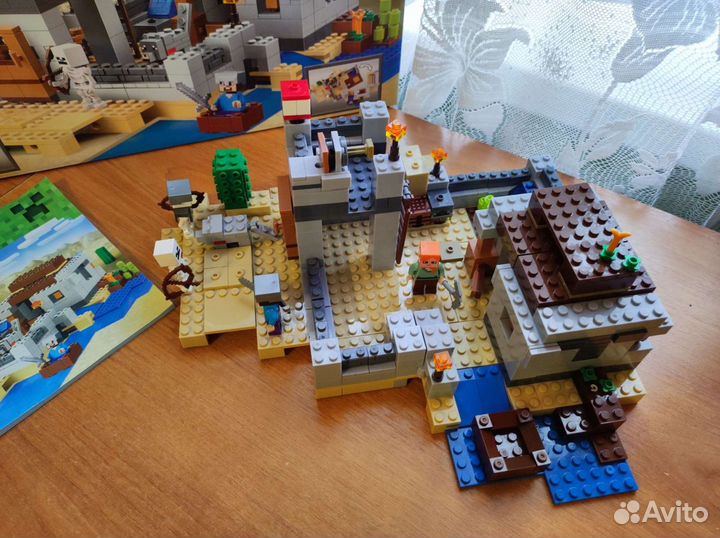 Аналог Lego Майнкрафт Пустынная крепость