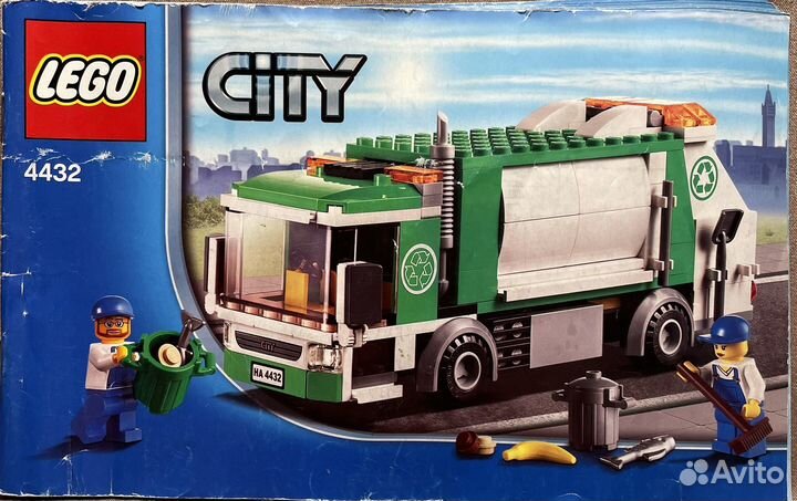 Lego City 4432 Мусоровоз Оригинал