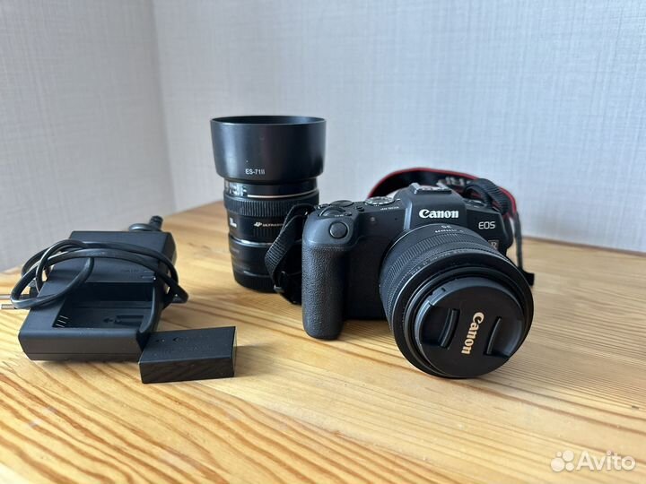 Фотоаппарат canon eos rp с адаптером