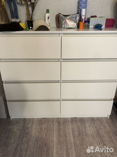 Комод IKEA мальм 8 ящиков
