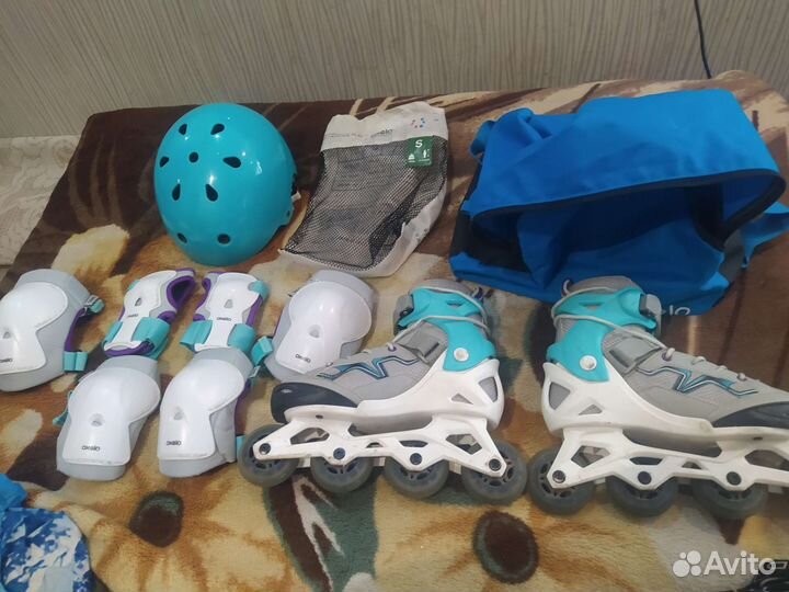 Роликовые коньки детские раздвижные