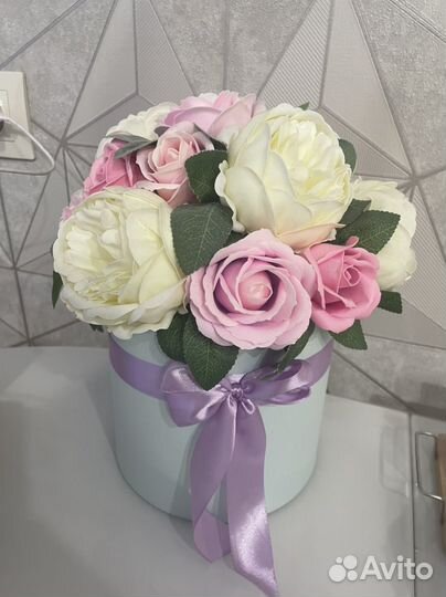 Букет цветов из мыла