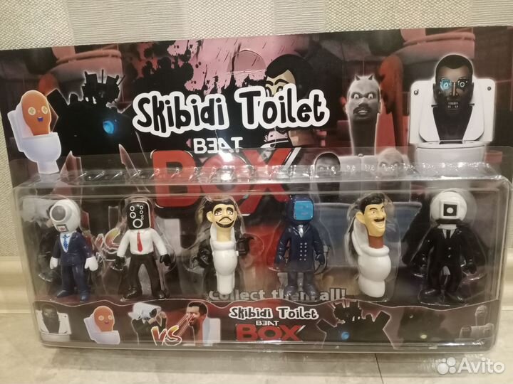 Скибиди Туалеты фигурки 6 штук Skibidi Toilets