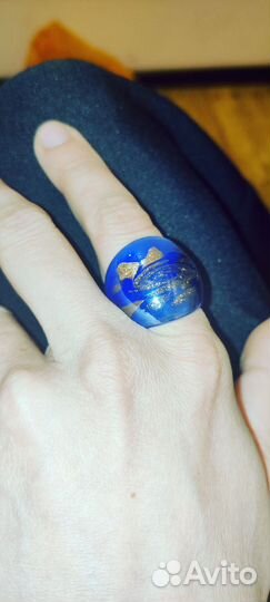 Кольцо из муранского стекла