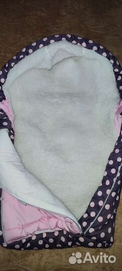 Зимний конверт на выписку