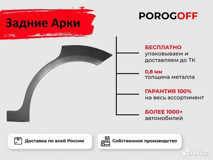 Ремонтные пороги Daewoo Nexia