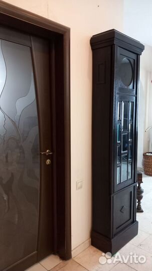 Корпус немецких напольных часов.Часы. Антиквариат