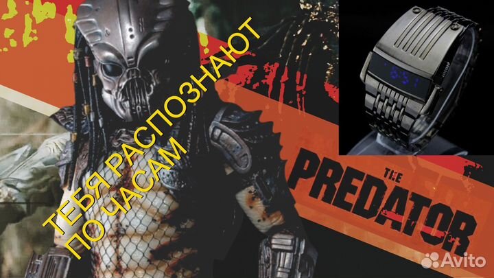 Часы дизель хищник diesel predator чёрные