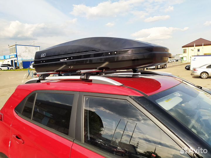 Автобокс ED Магнум 390 л на Mitsubishi ASX