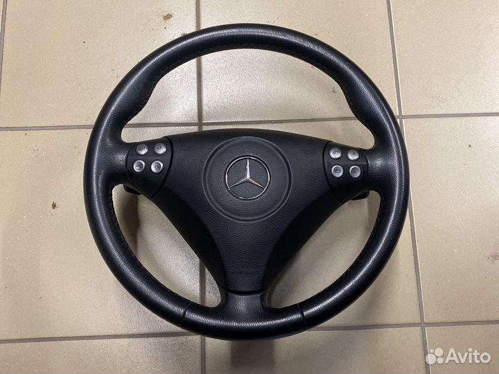 Руль с airbag mercedes w203 sport рестайлинг