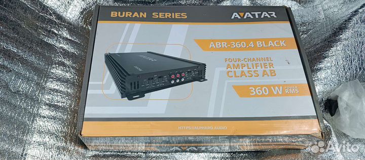 Усилитель 4х канальный бу Аватар