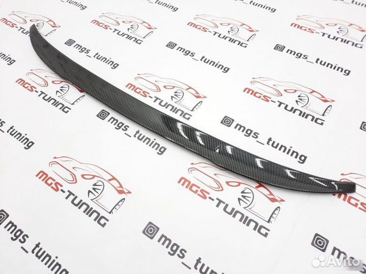 Спойлер на BMW X4 G02 в стиле X4M Под Карбон