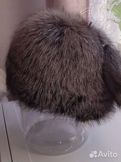 Шапка песец новая